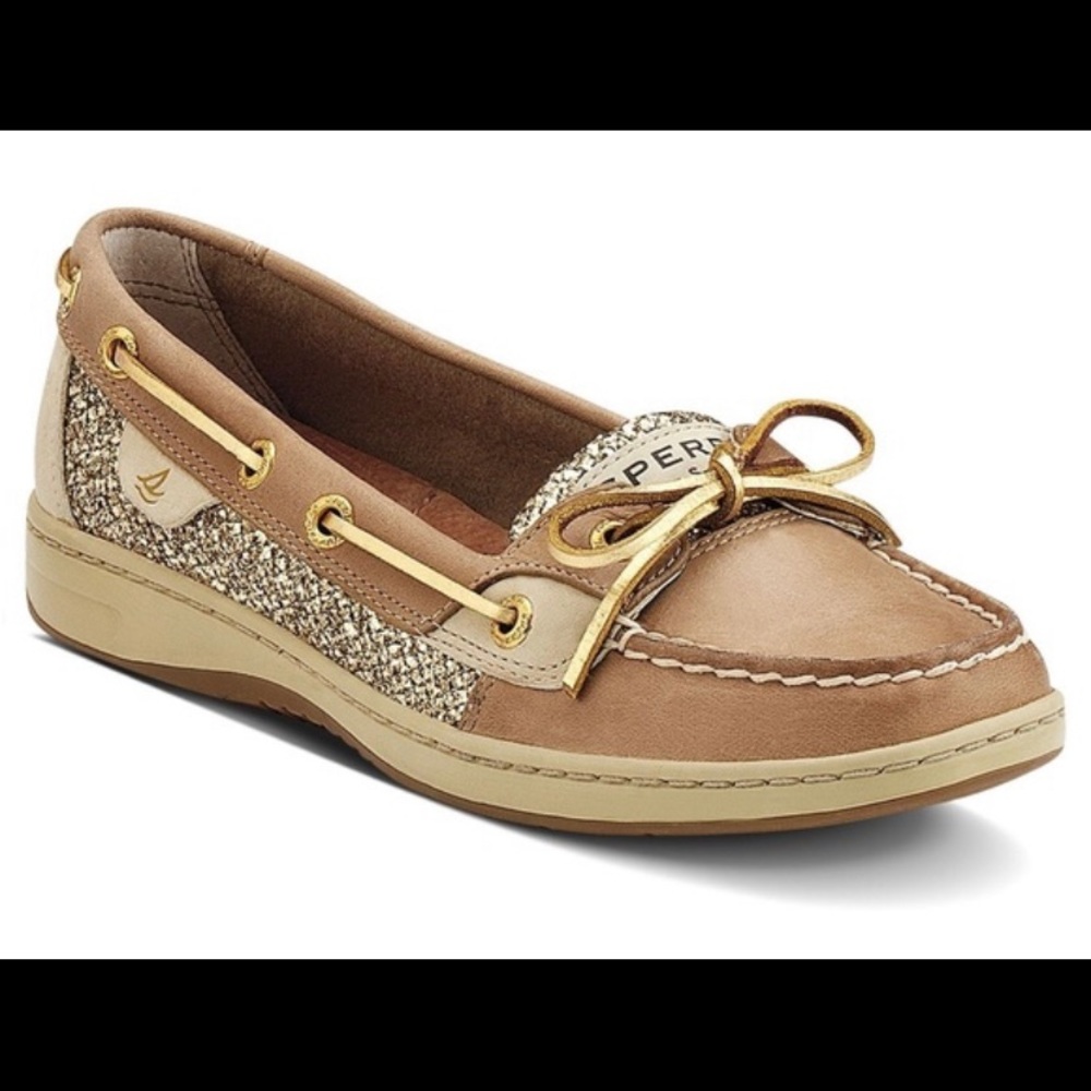 Sperry Top Sider Angelfish Gold Glitter